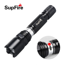 Supfire Hot Sale 3 modes hidden usb rechargeable flashlights waterproof high bright led flashlight